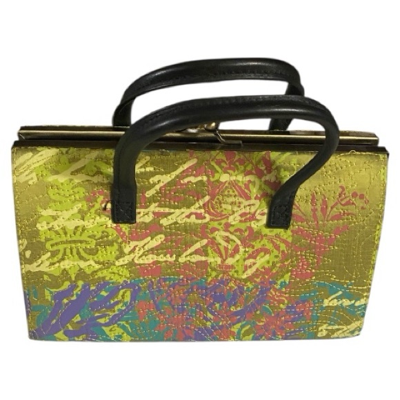 Kristen Lee Designs Handbags - Kristen Lee Designs, Water Knabe, Silk Floral, Mini Bag, Satchel, RARE, like new